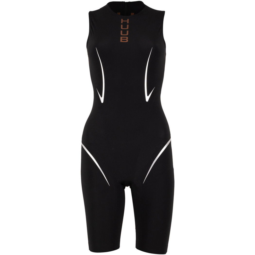 2026 Huub Mujer TC Performance Swimskin TCPWSS - Black / Cobre